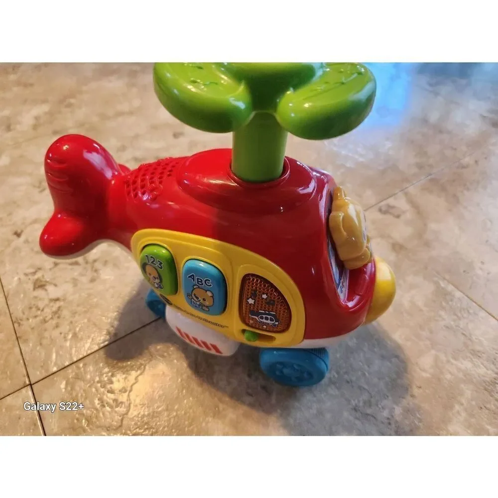 V-Tech Spin and Go Helicoptot electronic interactive toy